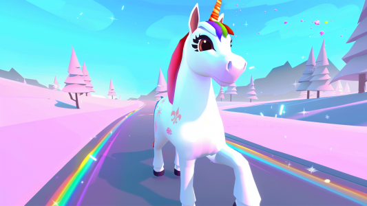 اسکرین شات بازی Unicorn Run: Horse Dash Games 6