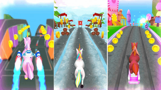 اسکرین شات بازی My Fun Run Rainbow Unicorn 4 4