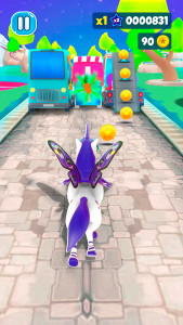 اسکرین شات 3 بازی Unicorn Dash: Fun Runner 2