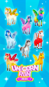 اسکرین شات بازی Unicorn Dash: Fun Runner 2 2