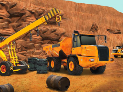 اسکرین شات بازی Truck Simulator - Construction 4