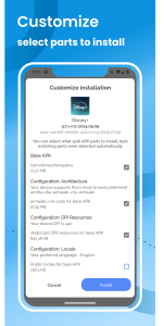 اسکرین شات 2 برنامه SAI: Split APKs Installer