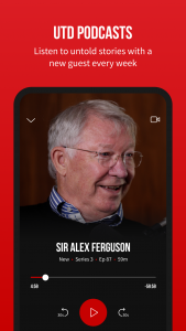 اسکرین شات برنامه Manchester United Official App 7