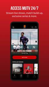 اسکرین شات 1 برنامه Manchester United Official App