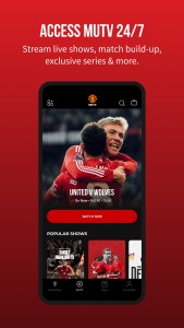 اسکرین شات 1 برنامه Manchester United Official App