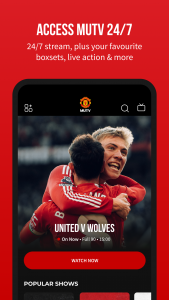 اسکرین شات برنامه Manchester United Official App 1