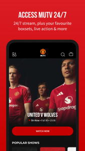 اسکرین شات برنامه Manchester United Official App 1