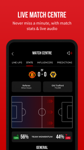 اسکرین شات برنامه Manchester United Official App 2