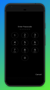 اسکرین شات برنامه Iphone Lock Screen with 6 Digit Password 5