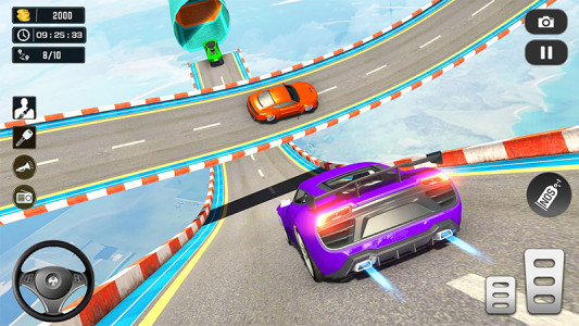 اسکرین شات بازی Gt Car Stunts: Ramp Car Games 4