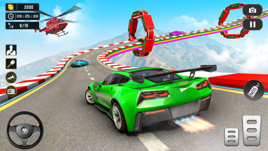 اسکرین شات بازی Gt Car Stunts: Ramp Car Games 3