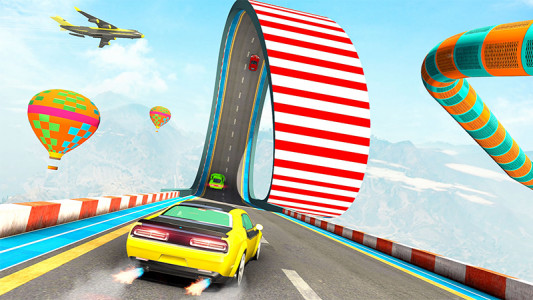 اسکرین شات بازی Gt Car Stunts: Ramp Car Games 2