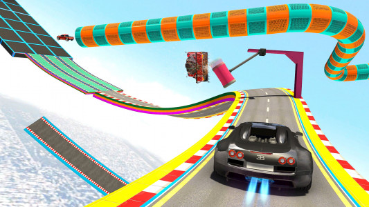 اسکرین شات بازی Gt Car Stunts: Ramp Car Games 8