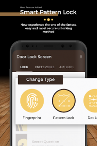 اسکرین شات برنامه Door Lock Screen - Fingerprint support 3