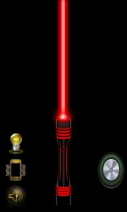 اسکرین شات برنامه Laser X Flashlight - Lightsaber 2