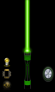 اسکرین شات برنامه Laser X Flashlight - Lightsaber 1