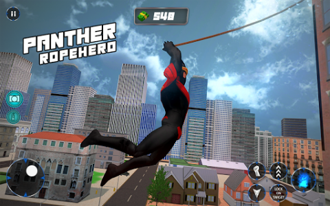 اسکرین شات برنامه Multi Panther Rope Hero: Miami Crime City Battle 6