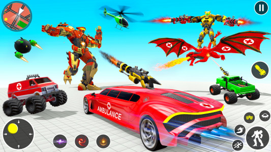 اسکرین شات بازی Ambulance Transform Robot Game 4