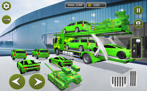 اسکرین شات برنامه US Army Transporter Truck Game 4