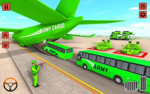 اسکرین شات برنامه US Army Transporter Truck Game 2
