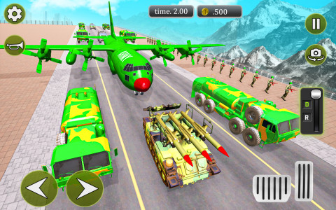 اسکرین شات برنامه US Army Transporter Truck Game 3