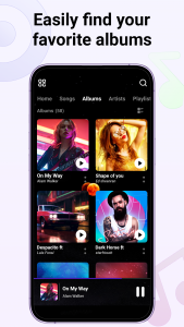 اسکرین شات برنامه Music Player 5