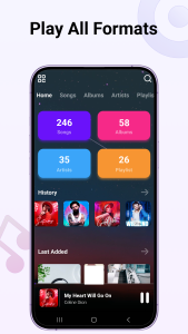 اسکرین شات 3 برنامه Music Player
