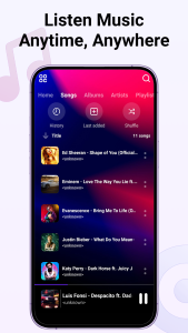اسکرین شات 4 برنامه Music Player