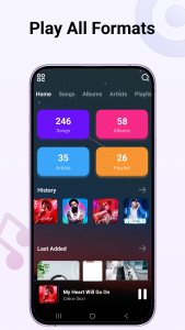 اسکرین شات برنامه Music Player 3