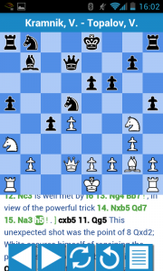 اسکرین شات برنامه Chess Viewer 4