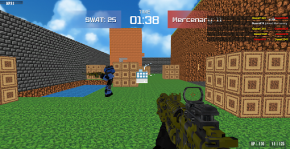 اسکرین شات بازی Advanced Blocky Combat SWAT 4