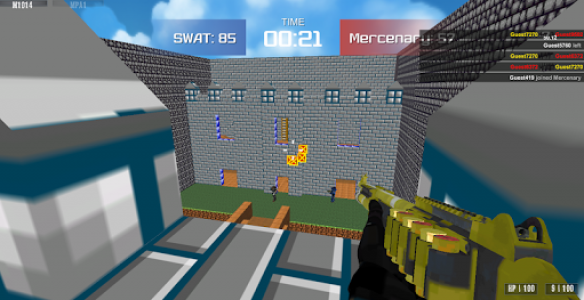 اسکرین شات بازی Advanced Blocky Combat SWAT 3