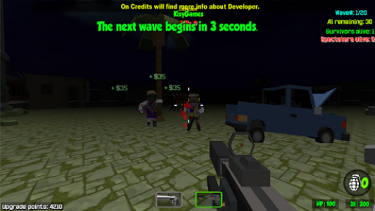 اسکرین شات بازی Combat Pixel Arena 3D - Zombie Survival 4