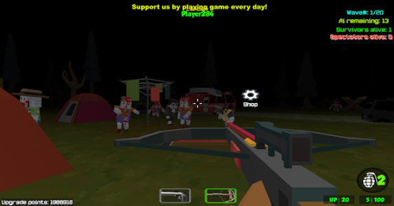 اسکرین شات بازی Combat Pixel Arena 3D - Zombie Survival 7
