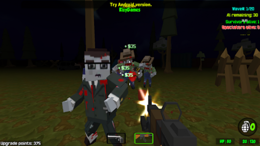 اسکرین شات بازی Combat Pixel Arena 3D - Zombie Survival 8