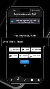 اسکرین شات برنامه AI Music Generator - Musicia 2