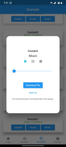 اسکرین شات برنامه Vocal Remover for karaoke & da 4