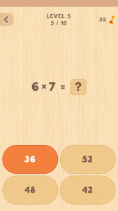 اسکرین شات بازی Multiplication table (Math) 4