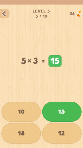 اسکرین شات بازی Multiplication table (Math) 3