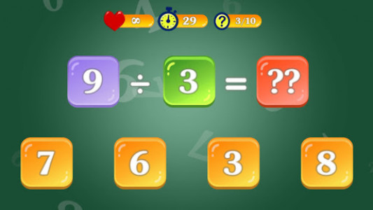 اسکرین شات بازی Multiplication and Division Tables. Training. 2