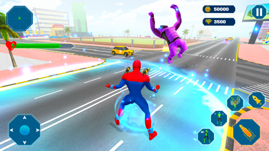 اسکرین شات بازی Spider Robot Hero Car Games 1