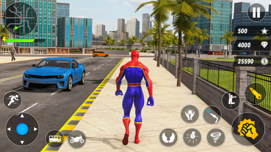 اسکرین شات 1 بازی Spider Robot Hero Car Games