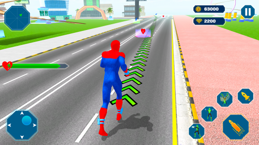 اسکرین شات بازی Spider Robot Hero Car Games 2