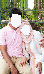اسکرین شات 3 برنامه Hijab Beautiful Couple Pics