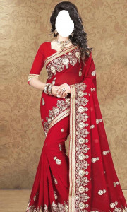 اسکرین شات 1 برنامه Women Saree Photo Maker