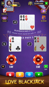 اسکرین شات بازی BlackJack by Murka: 21 Classic 4