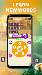 اسکرین شات بازی Wordelicious - Play Word Search Food Puzzle Game 3