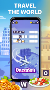 اسکرین شات 1 بازی Wordelicious - Fun Word Puzzle