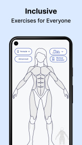 اسکرین شات 6 برنامه MuscleWiki: Workout & Fitness