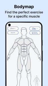 اسکرین شات 1 برنامه MuscleWiki: Workout & Fitness